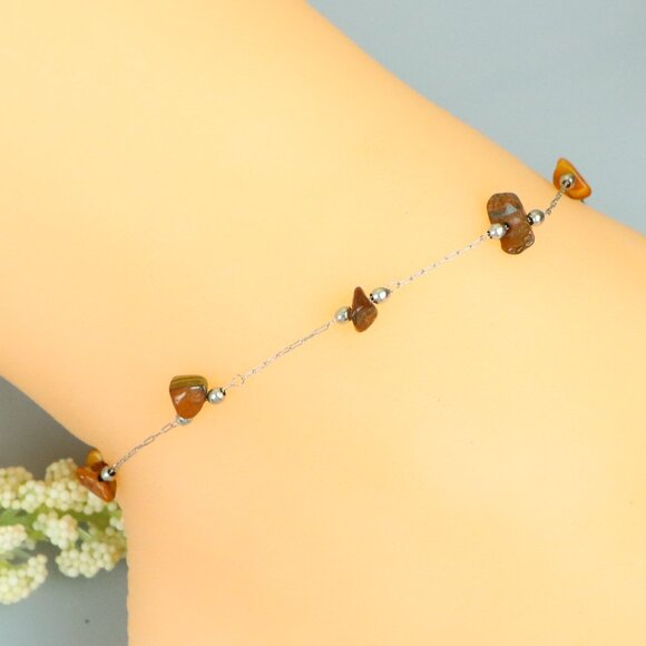 Handmade Anklet – A Stylish Choice for Women, Thoughtful Gift Idea, EVCH1055 - Picture 1 of 12